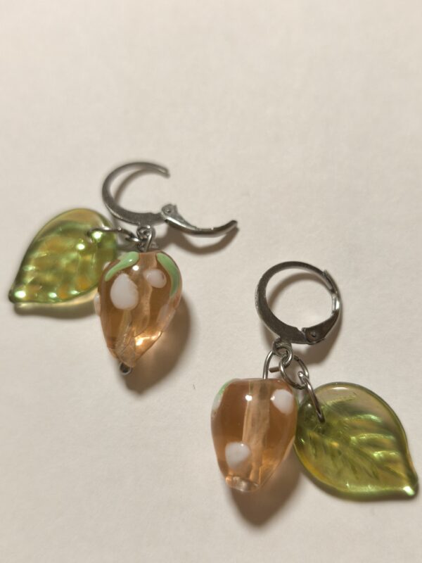 Boucles d'oreilles fraises